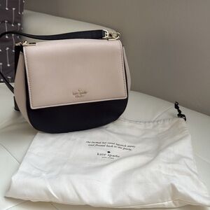 Kate Spade Black and Cream Crossbody Bag